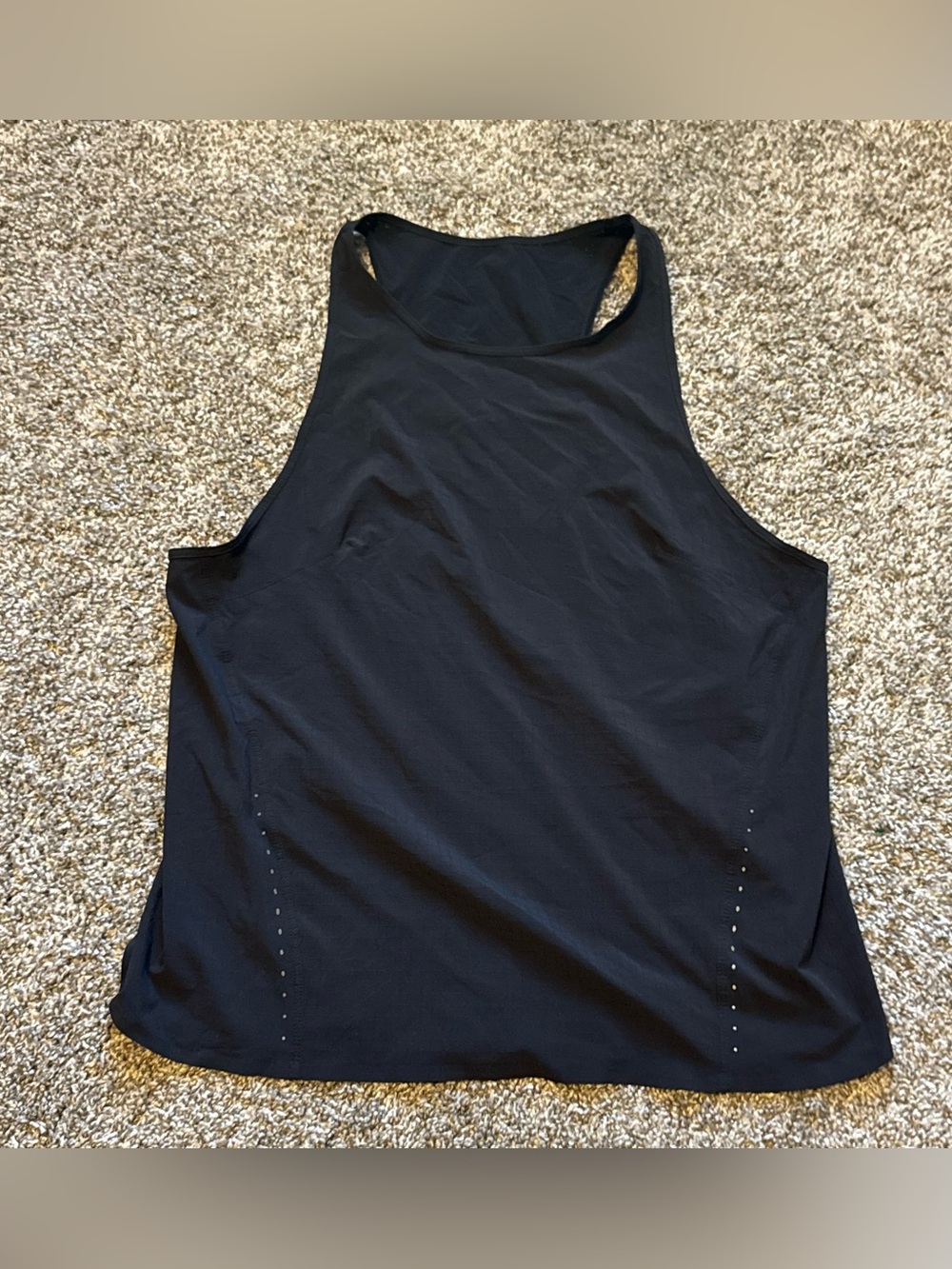 lululemon athletica Black High-Neck Racerback Tank